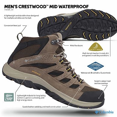 Columbia Crestwood Mid Men's Waterproof Hiking Boots