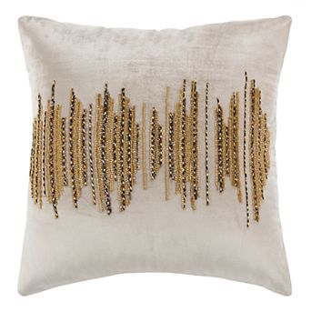 Safavieh Deston Darling Metallic Throw Pillow