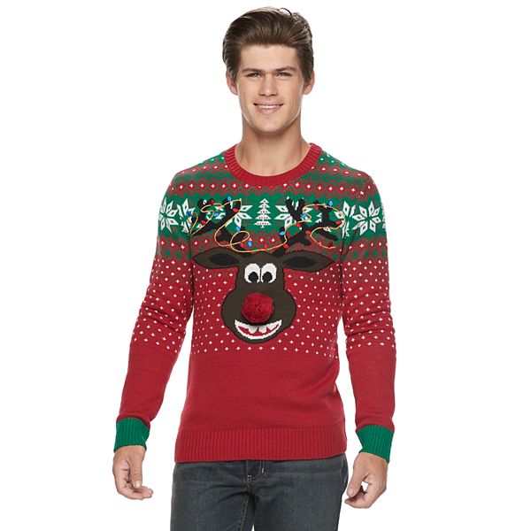 Men's Reindeer Christmas Sweater