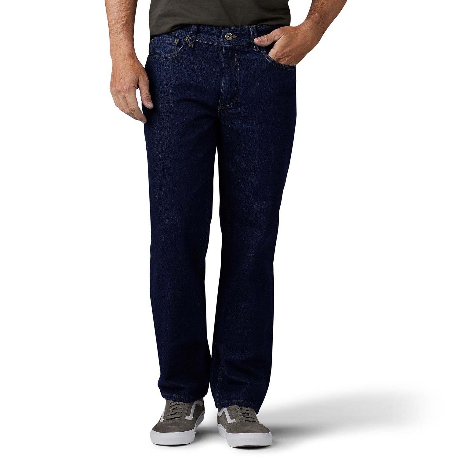 men's relaxed fit straight leg jeans