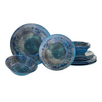 Certified International Radiance 12 pc Melamine Dinnerware Set
