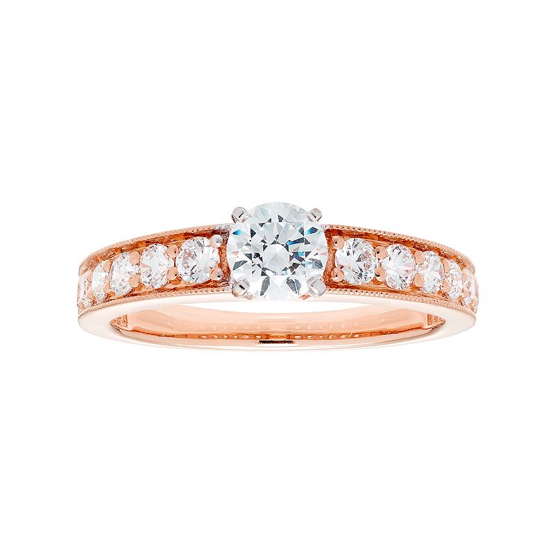 14k Gold 1 Carat T.W. IGL Certified Diamond Engagement Ring, Womens, Size: