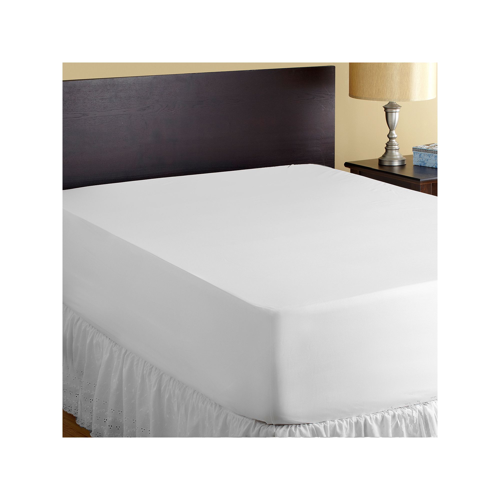 PureCare FRIO Rapid Cooling Mattress Protector, White