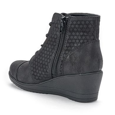 SO® Harmony Girls' Wedge Ankle Boots