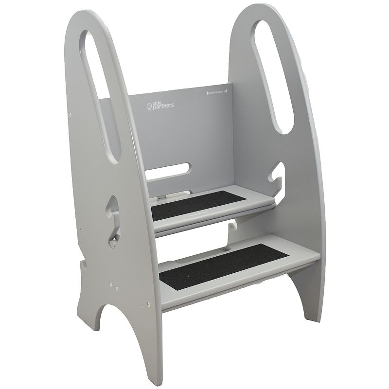 Little Partners 3-in-1 Growing Step Stool, Grey