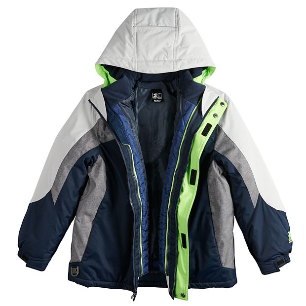 Zeroxposur boys 8-20 deals 3-in-1 systems jacket