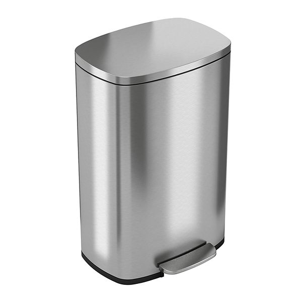 Stainless Steel Trash Can - 13 Gallons