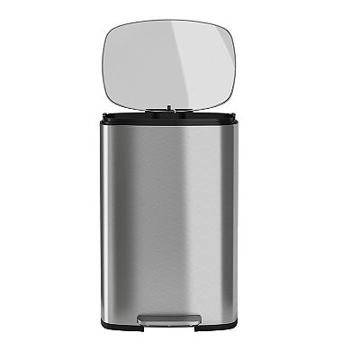 13-gallon Premium Stainless Steel Trash Can