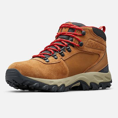 COLUMBIA MEN NEWTON RIDGE PLUS‎ II WATERPROOF HIKING BOOT SIZE 7 ELK/RED NIB Men main image 4
