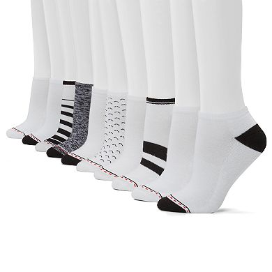 Women's Hanes 10-Pack Ultimate Comfort Fit Low Cut Athletic Socks