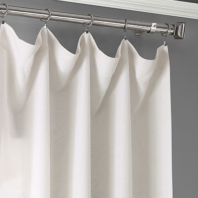 EFF Ombre Faux Linen Semi Sheer Curtain