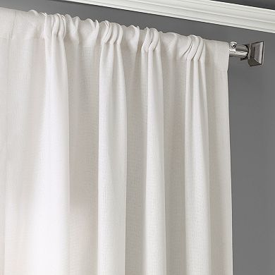 EFF Ombre Faux Linen Semi Sheer Curtain