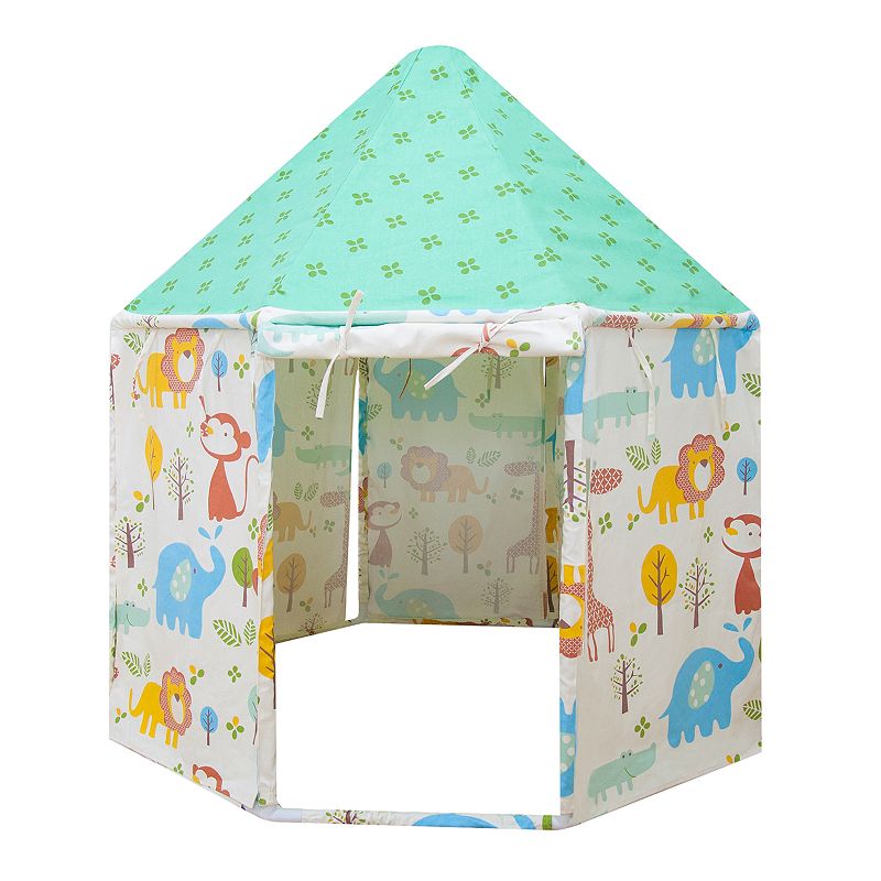 Asweets Animal Kingdom Pavilion Indoor Canvas Play Tent, Multicolor