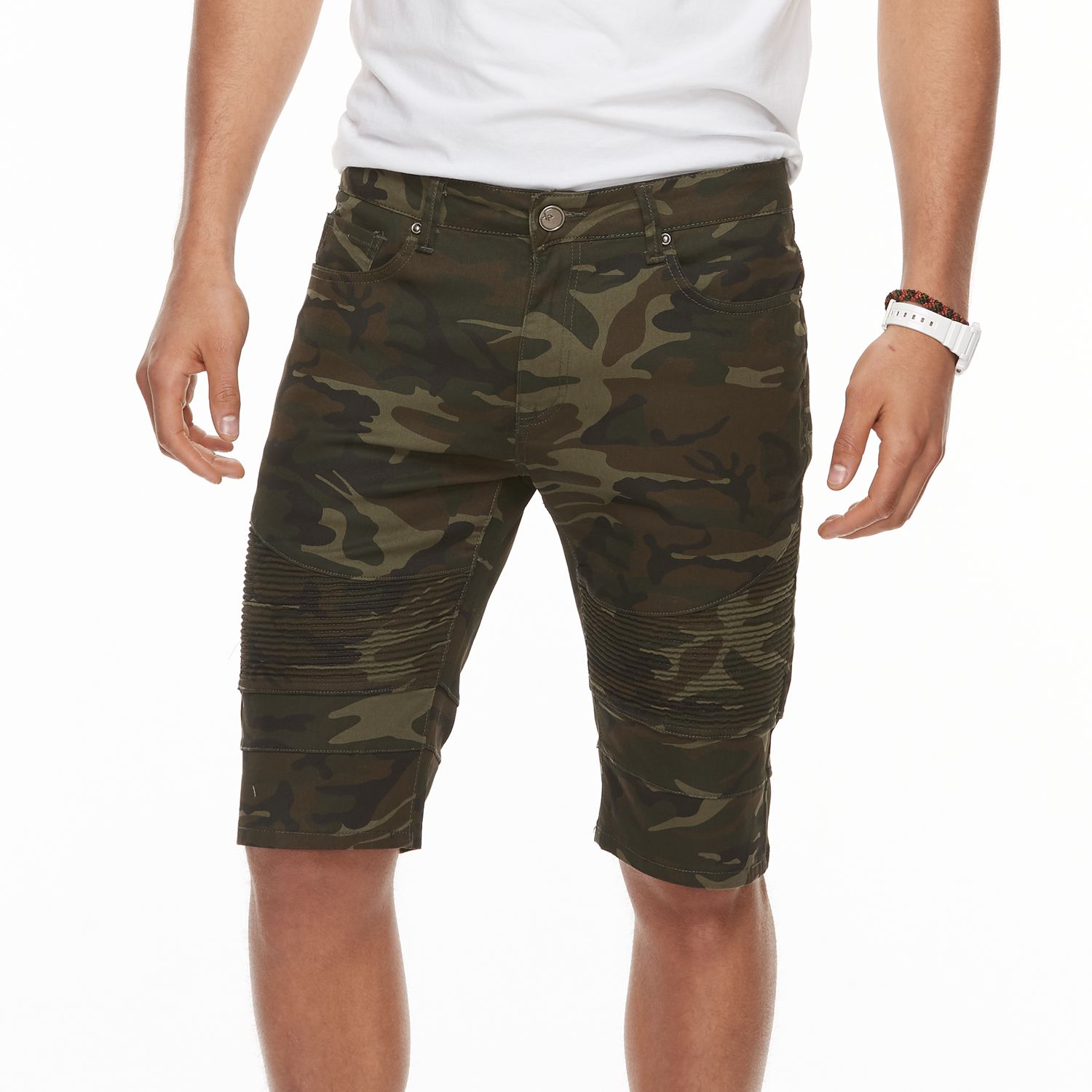 camo jean shorts mens