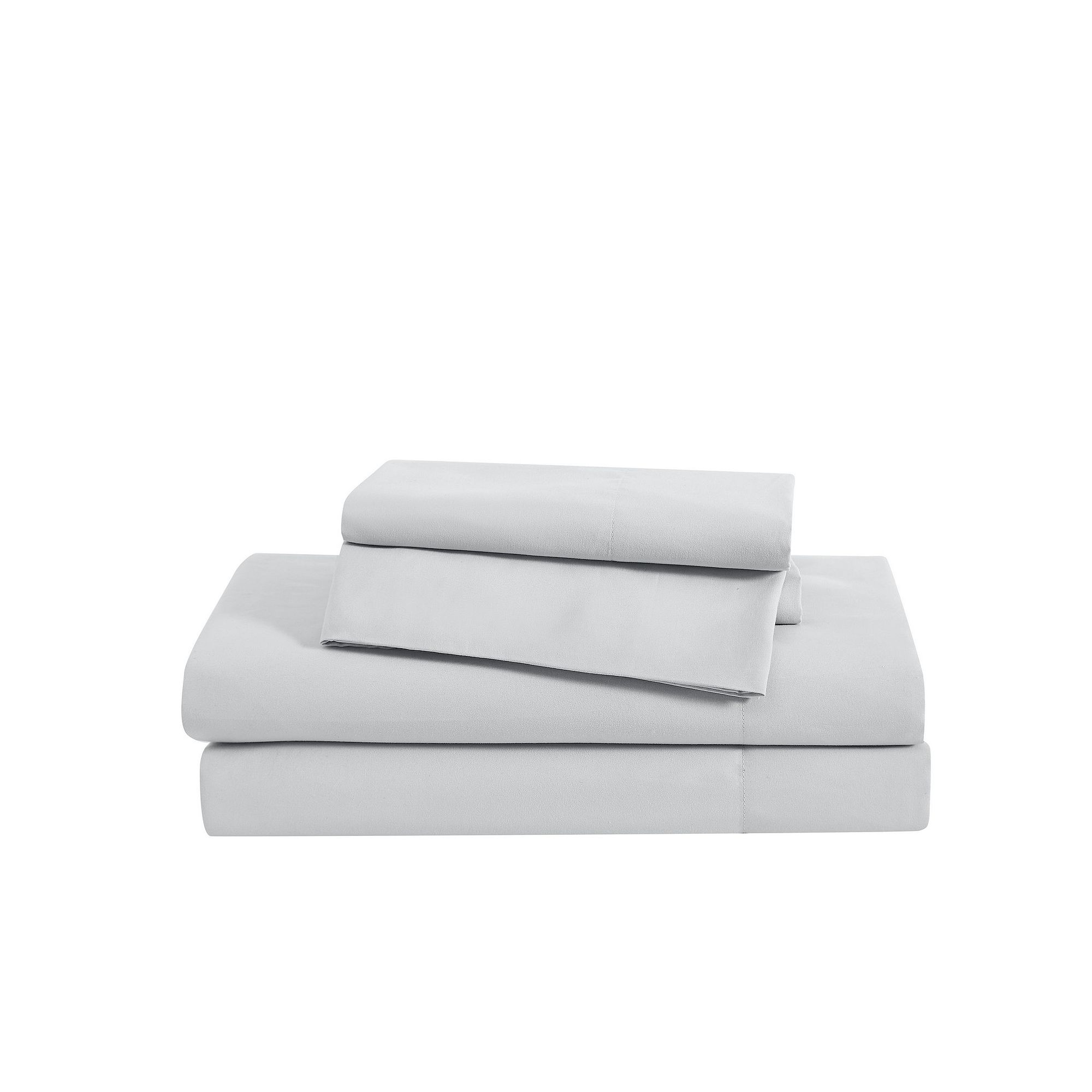 My World Kids Solid Sheet Set, Light Gray