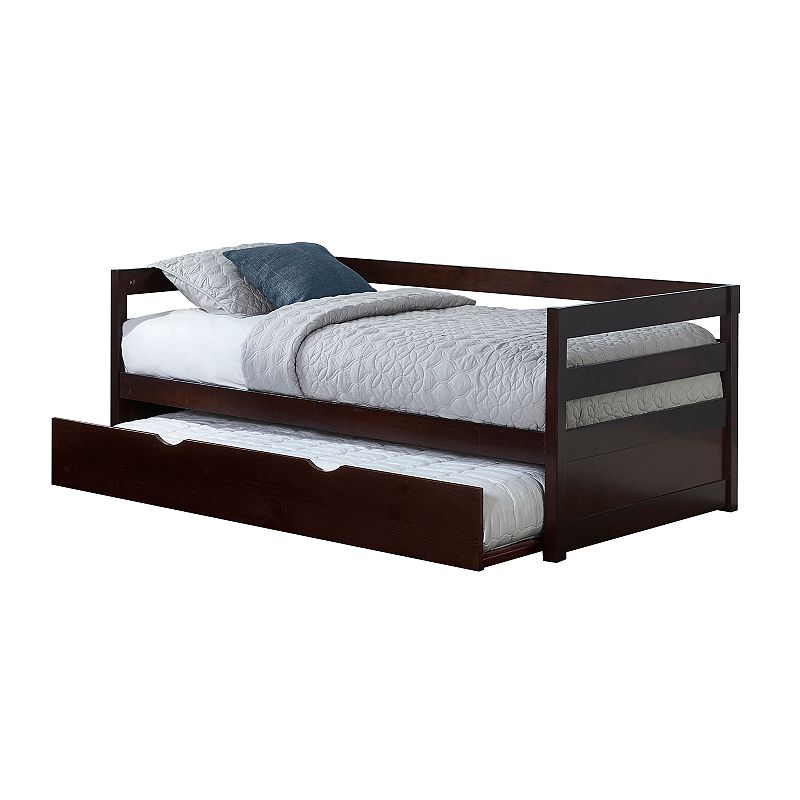 Hillsdale Furniture Caspian Daybed & Trundle, Brown, Twin
