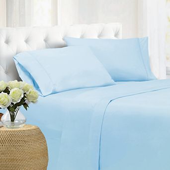 Swift Home Solid Microfiber Sheet Set