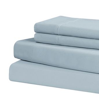 Swift Home Solid Microfiber Sheet Set