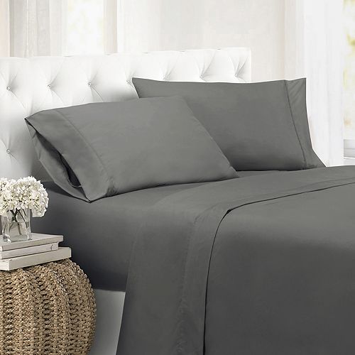 Solid Microfiber Sheet Set