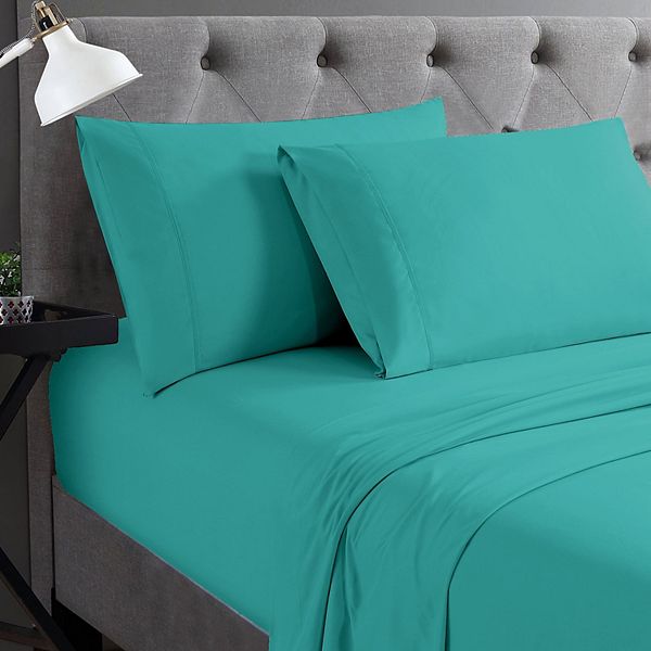 Swift Home Solid Microfiber Sheet Set