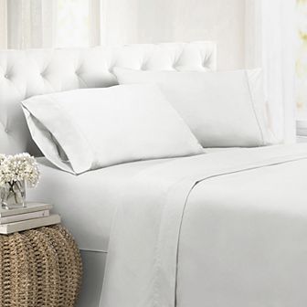 Swift Home Solid Microfiber Sheet Set
