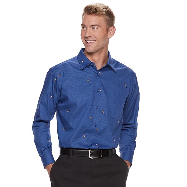 Men's Haggar Regular-Fit Button-Down Shirt