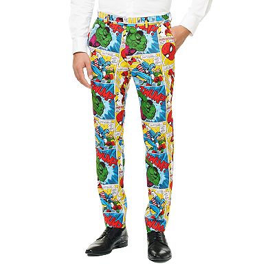 Men's OppoSuits Slim-Fit Marvel Comics Suit & Tie Set