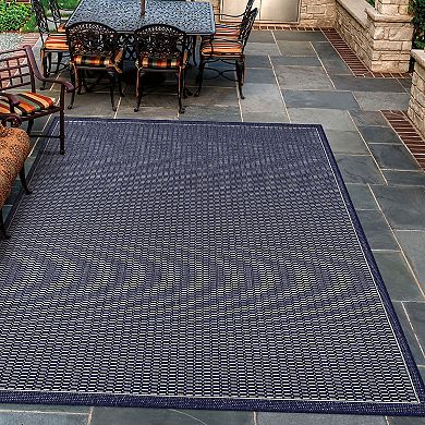 Couristan Recife Saddle Stitch Woven Indoor Outdoor Rug