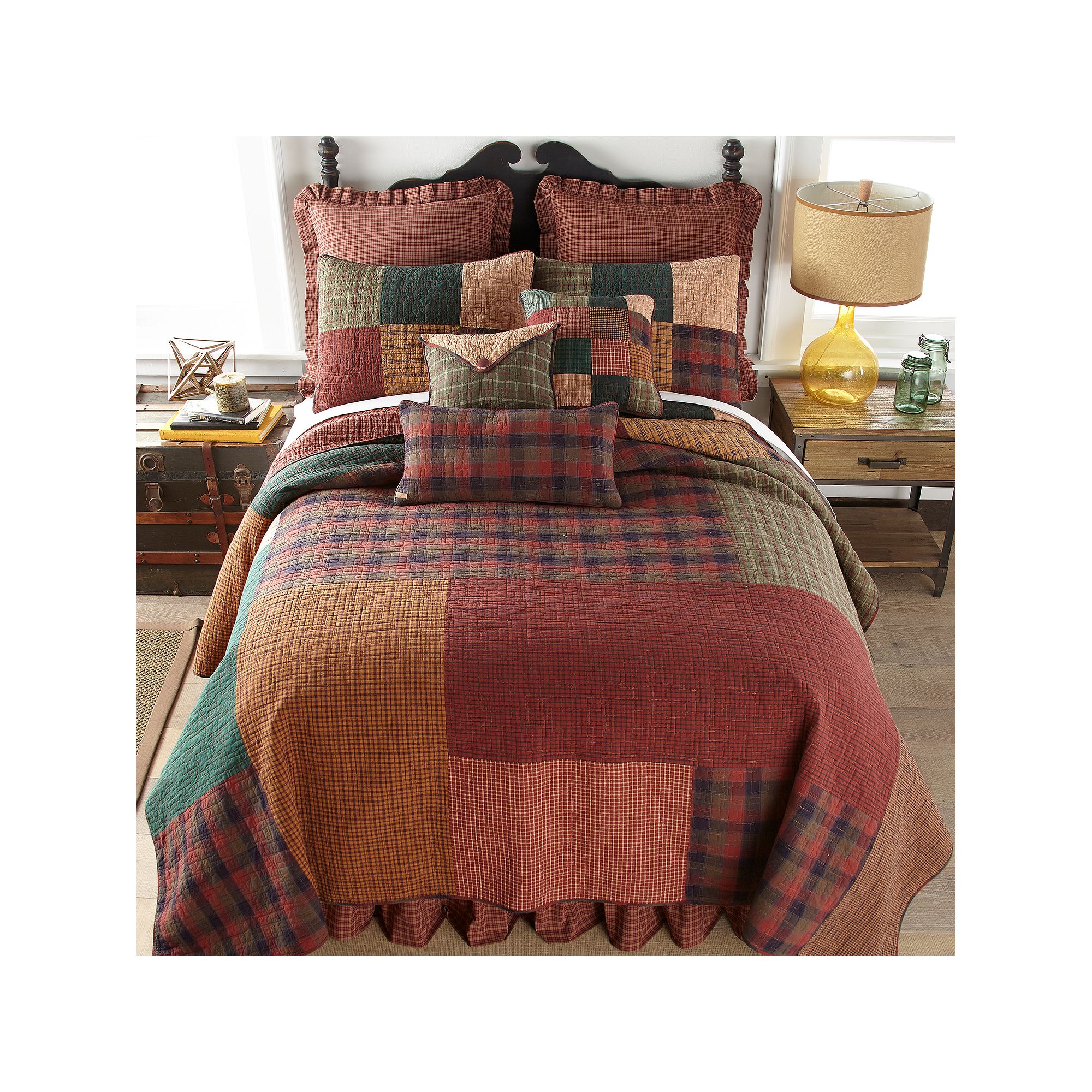 Donna Sharp Campfire Square Quilt or Sham, Multi