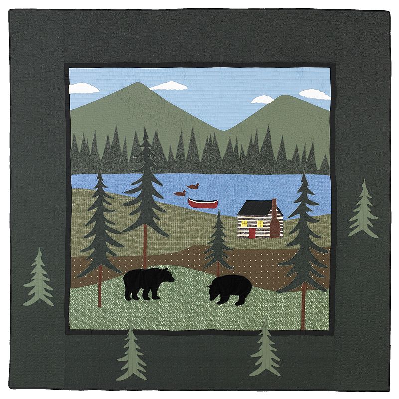 Donna Sharp Bear Lake Throw, Multi