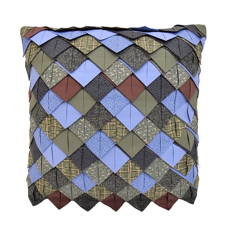 Donna Sharp Bear Lake Roof Tile Throw Pillow, Multi, Fits All