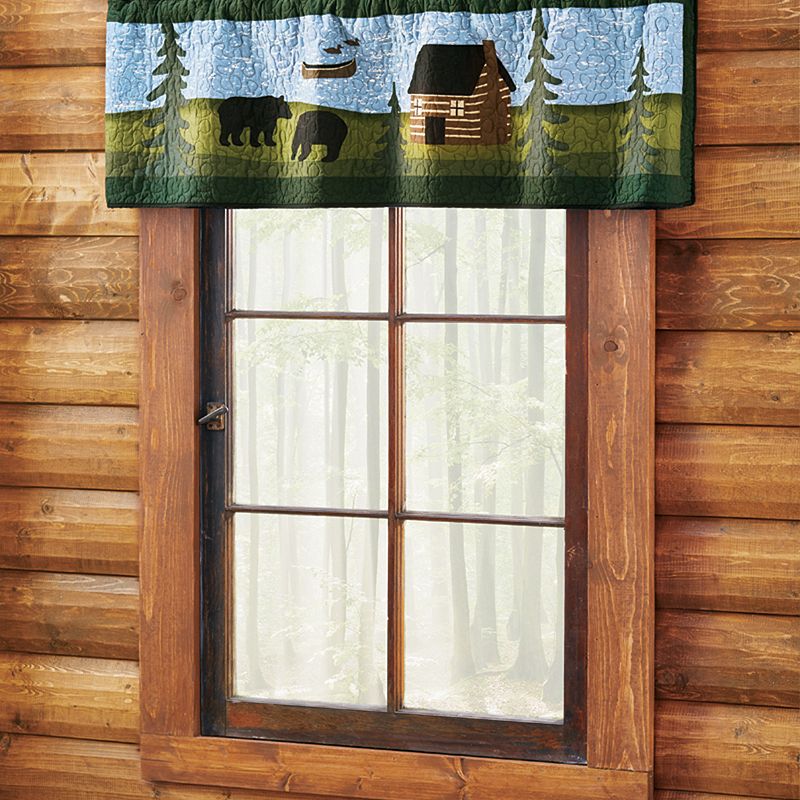 Donna Sharp Bear River Window Valance, Multi