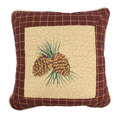 Donna Sharp Pine Lodge Pine Cone Throw Pillow