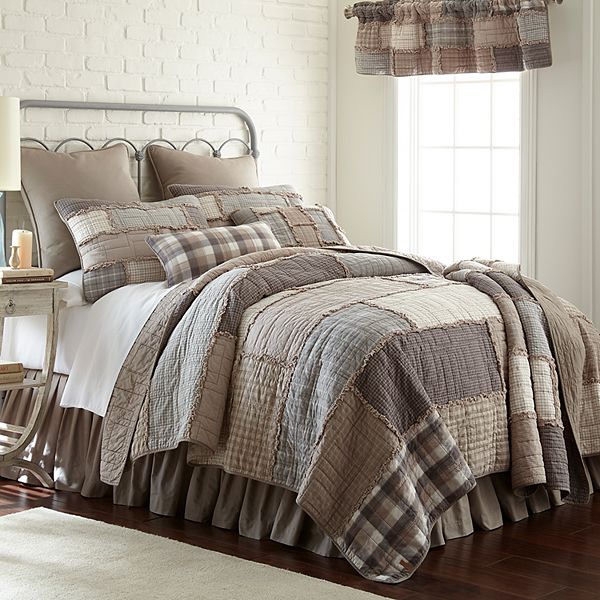 Sawyer Mill Farmhouse Style Patchwork Quilt Bedding By April Olive