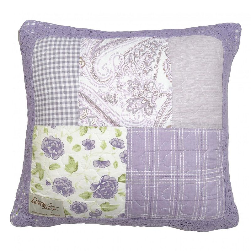 UPC 754069820412 product image for Donna Sharp Lavender Rose Throw Pillow, Multi | upcitemdb.com