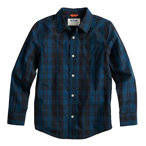 Boys 8-20 & Husky Urban Pipeline™ Plaid Button-Down Shirt