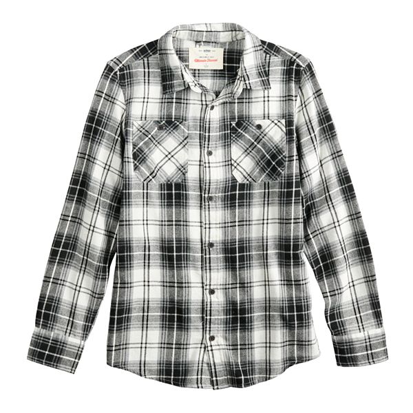 Boys 8-20 & Husky Urban Pipeline™ Button-Down Flannel Shirt