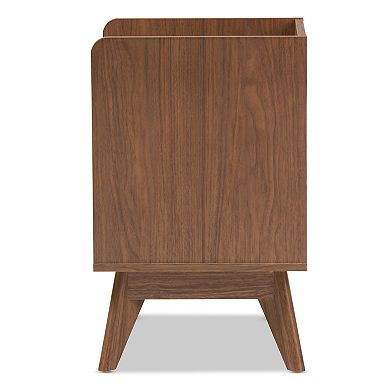 Baxton Studio Brighton Mid-Century Nightstand