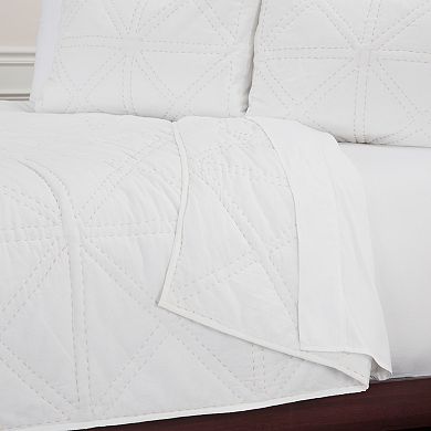 Rizzy Home Simpson Solid Quilt Set with Shams