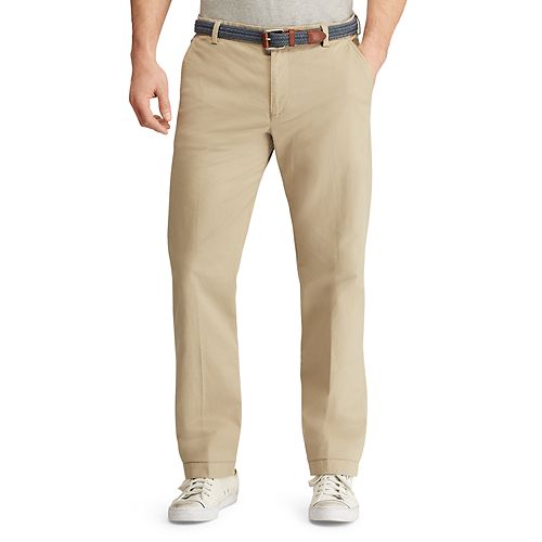 Men's Chaps Slim-Fit Stretch Twill Flat-Front Pants