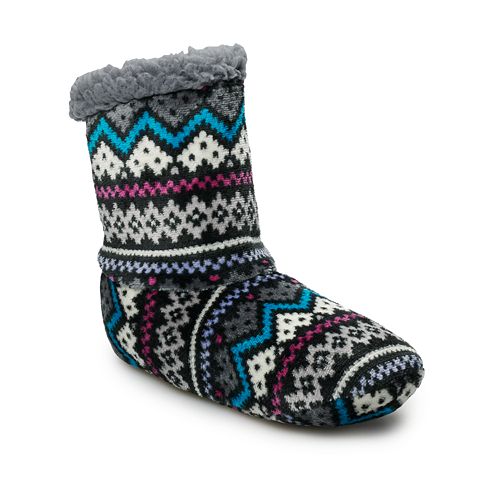 Women's Cuddl Duds Bootie Slipper Socks