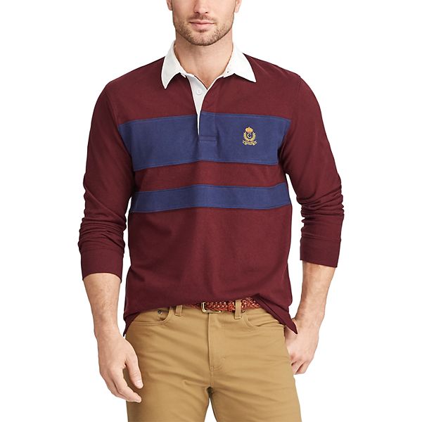 Men's Chaps Classic-Fit Rugby Shirt