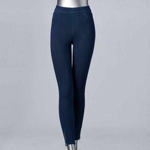 simply vera wang jean leggings