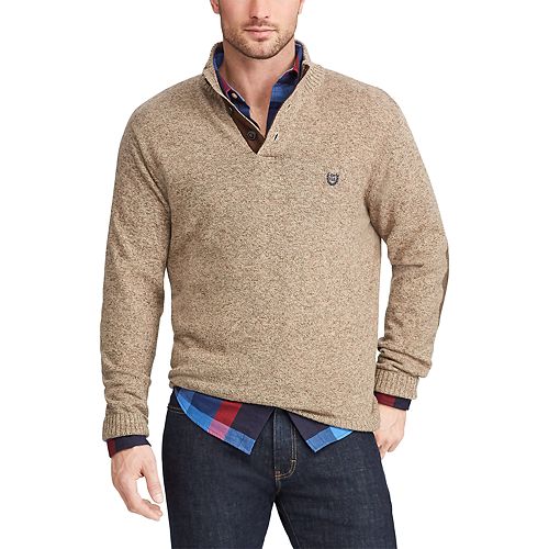 Men's Chaps Regular-Fit Mockneck Pullover Sweater