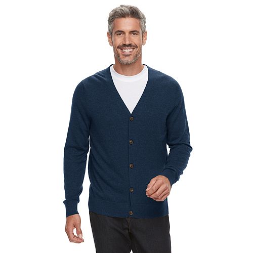 Men's Croft & Barrow® Fine-Gauge Cardigan Sweater