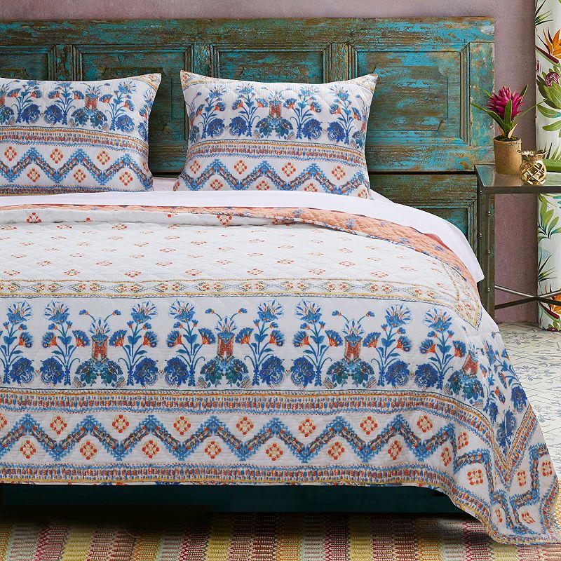 39392125 Aleena Quilt Set, Multicolor, Twin sku 39392125