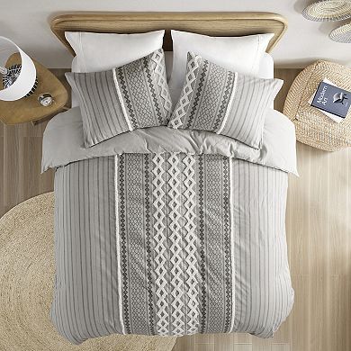 INK+IVY Imani 3 pc Tufted Chenille Cotton Comforter Set