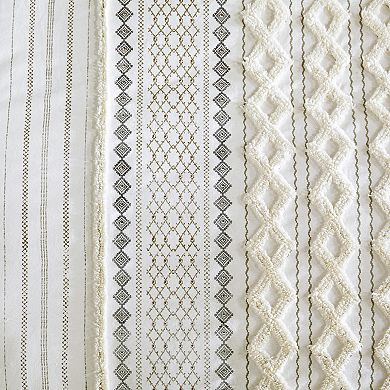 INK+IVY Imani 3 pc Tufted Chenille Cotton Comforter Set