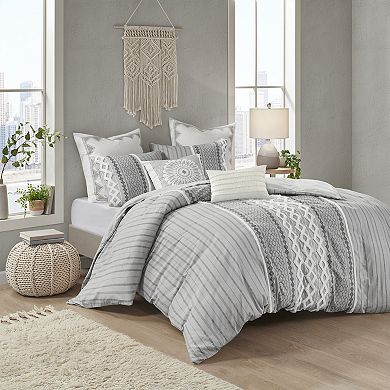 INK+IVY Imani 3-piece Cotton Duvet Cover Set with Shams