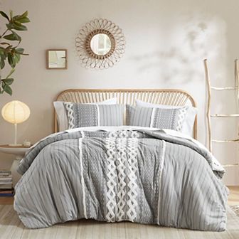 INK+IVY Imani 3 pc Cotton Duvet Cover Set with Shams